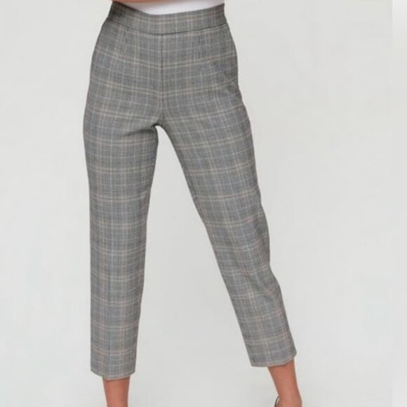 Aritzia Babaton Conan Plaid Dress Pants Trousers - Picture 9 of 9